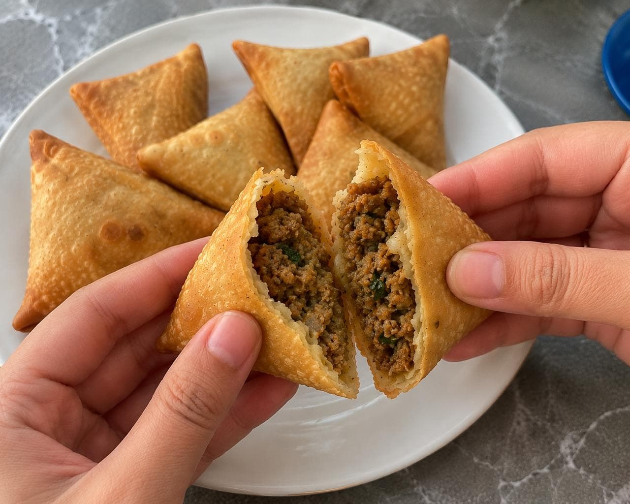 Qeema Samosa